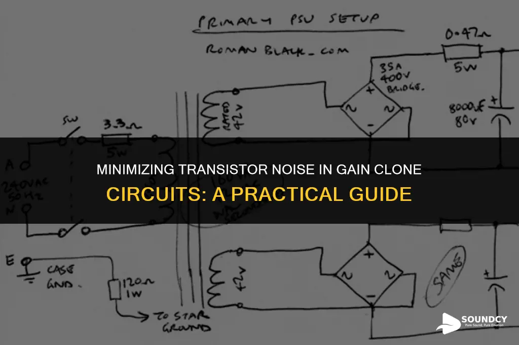 how tolessen the transistor sound of a gain clone