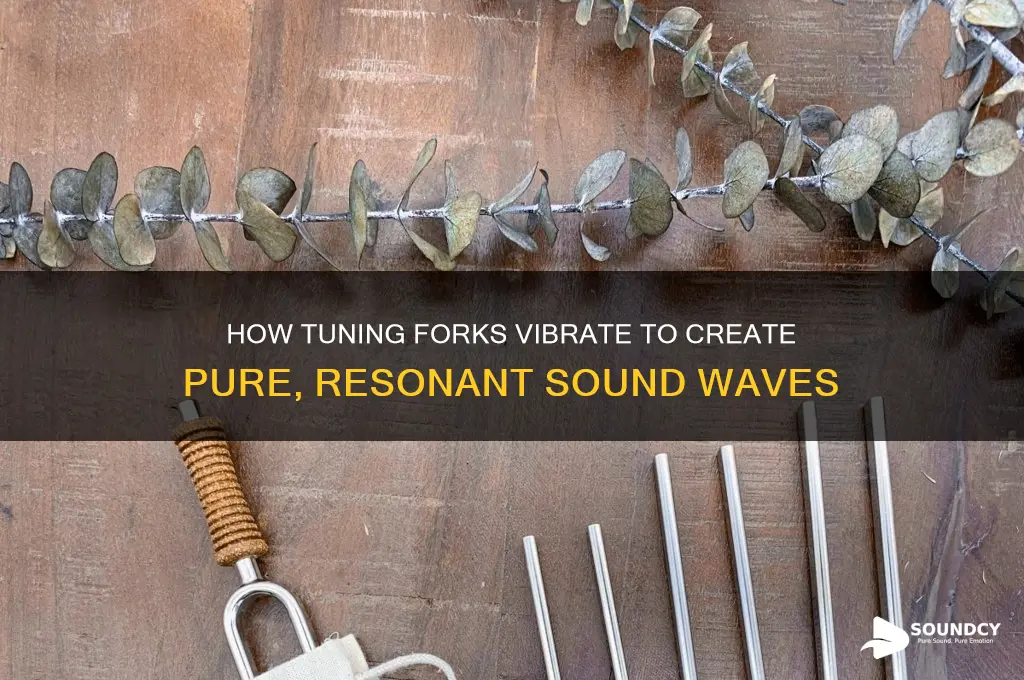 how tuning fork produces sound