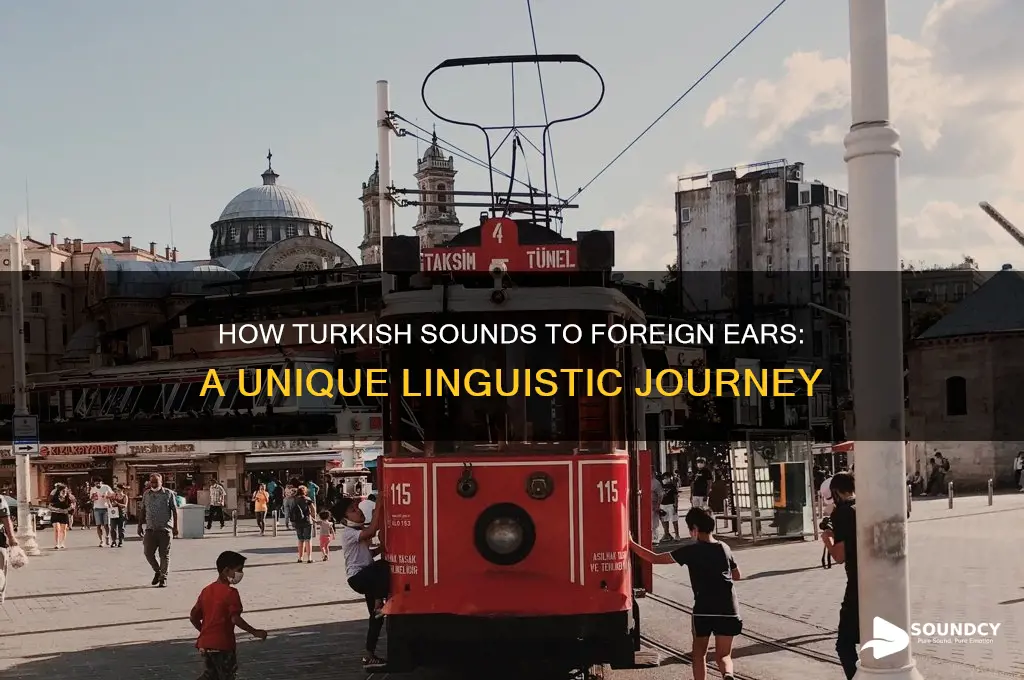 how turkish sounds to foreigners