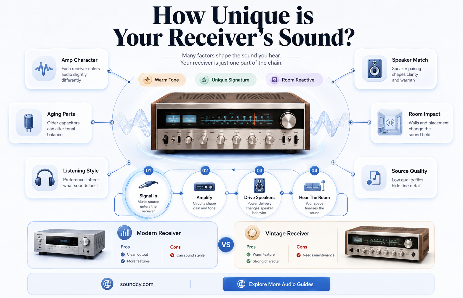 do all receivers sound the same