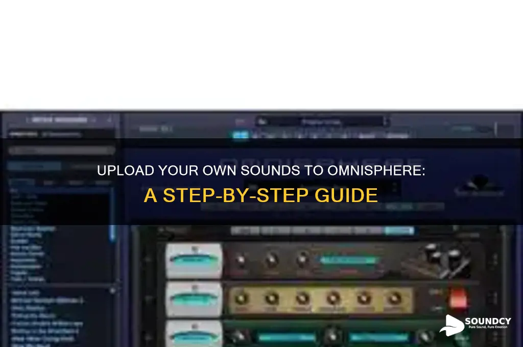 how upload own omnisphere sounds