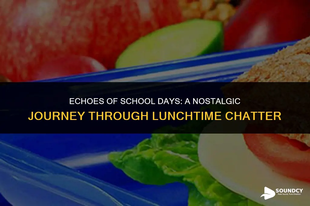 how visit to school and lunch sounds to you