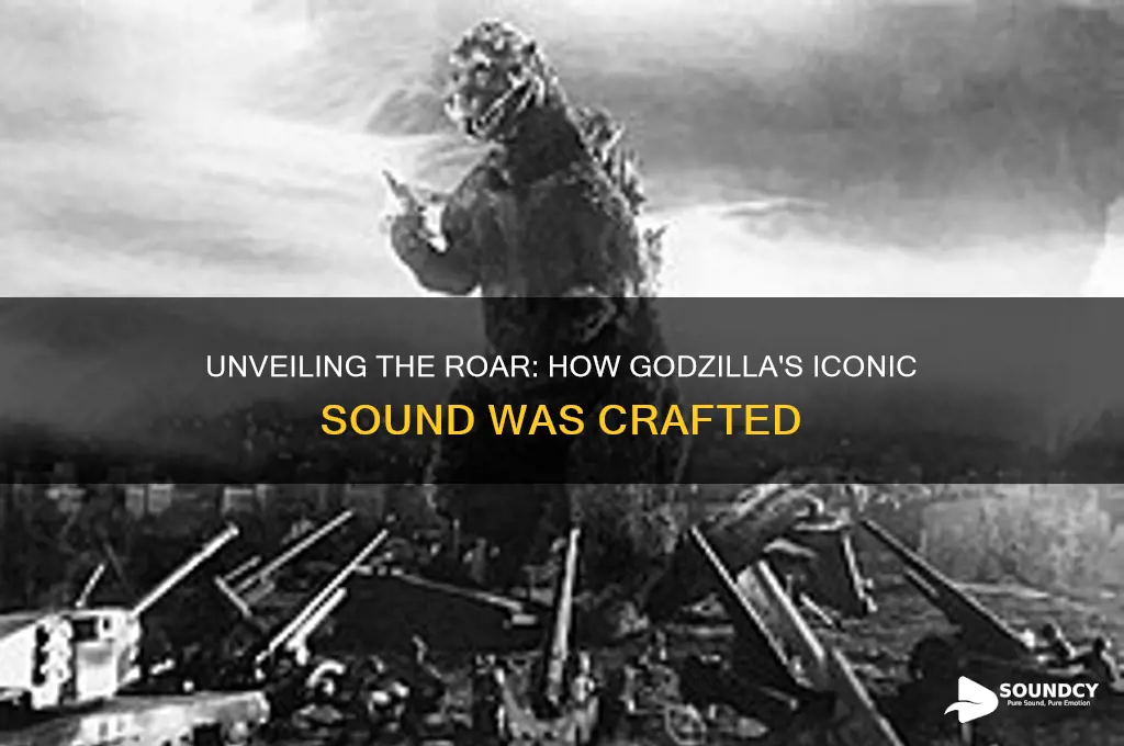 how was godzilla sound made