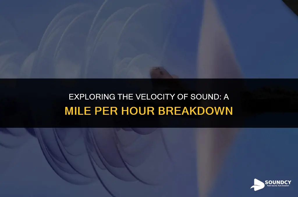 how was is the speed of sound in mph