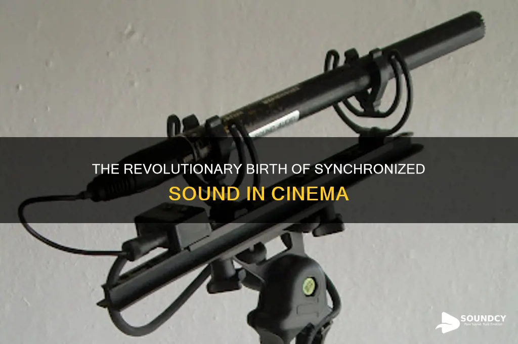 how was synchronized sound invented