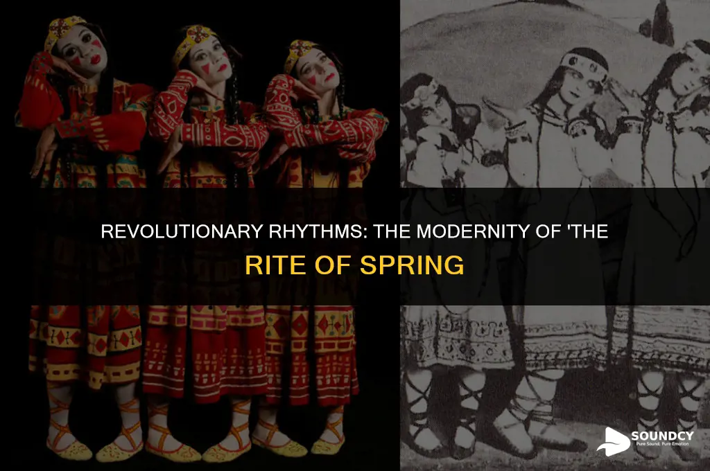 how was the rite of spring modern in sound