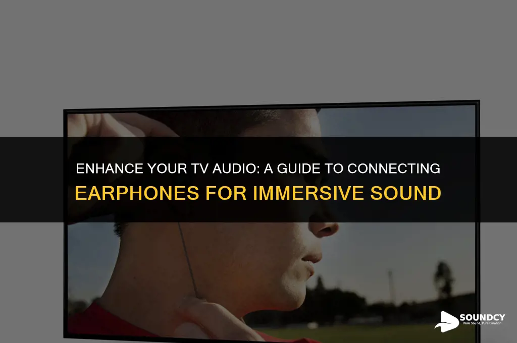how we connect ear phones to tv for sound