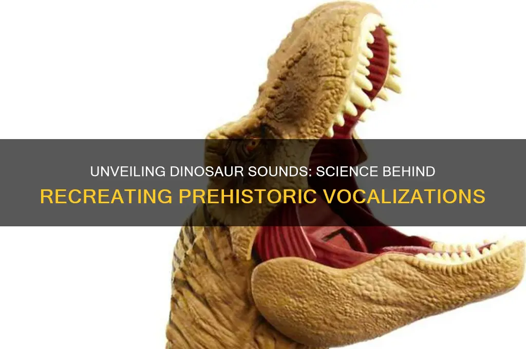 how were dinosaur sounds determined