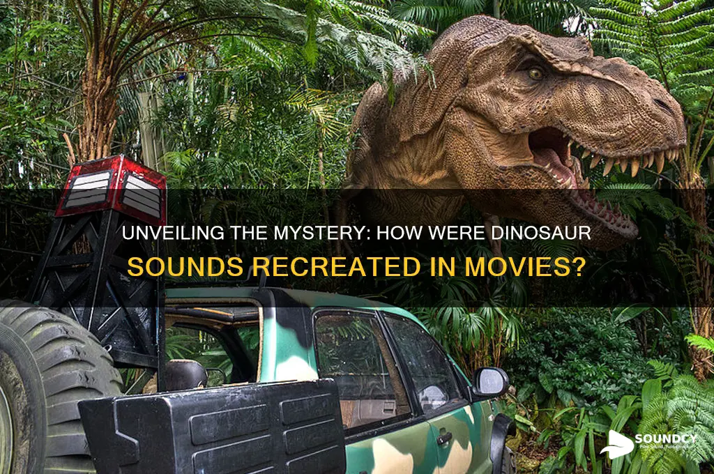how were dinosaur sounds made