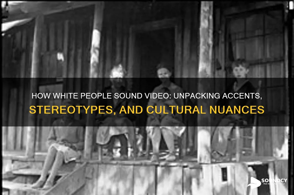 how white people sound vidwo
