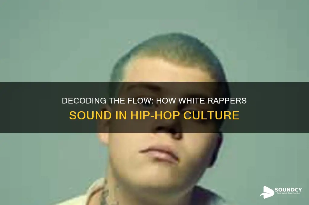 how white rappers sound like
