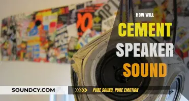 Exploring the Unique Sound Quality of Cement Speakers: Pros and Cons