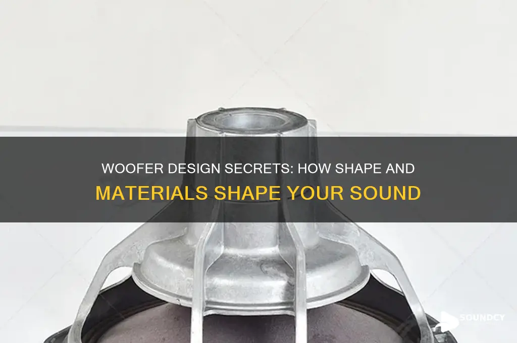 how woofer design affects sound