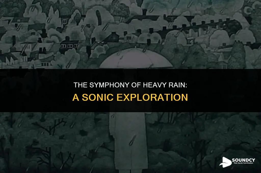 how would you describe the sound heavy rain makes