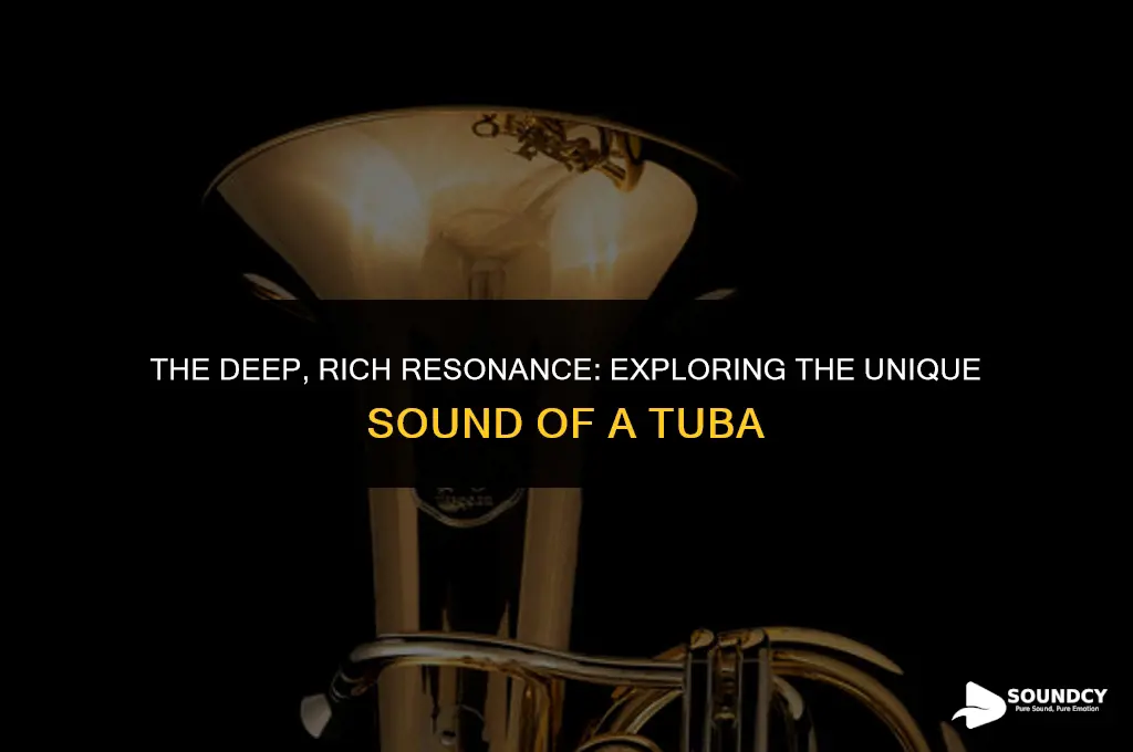how would you describe the sound of a tuba