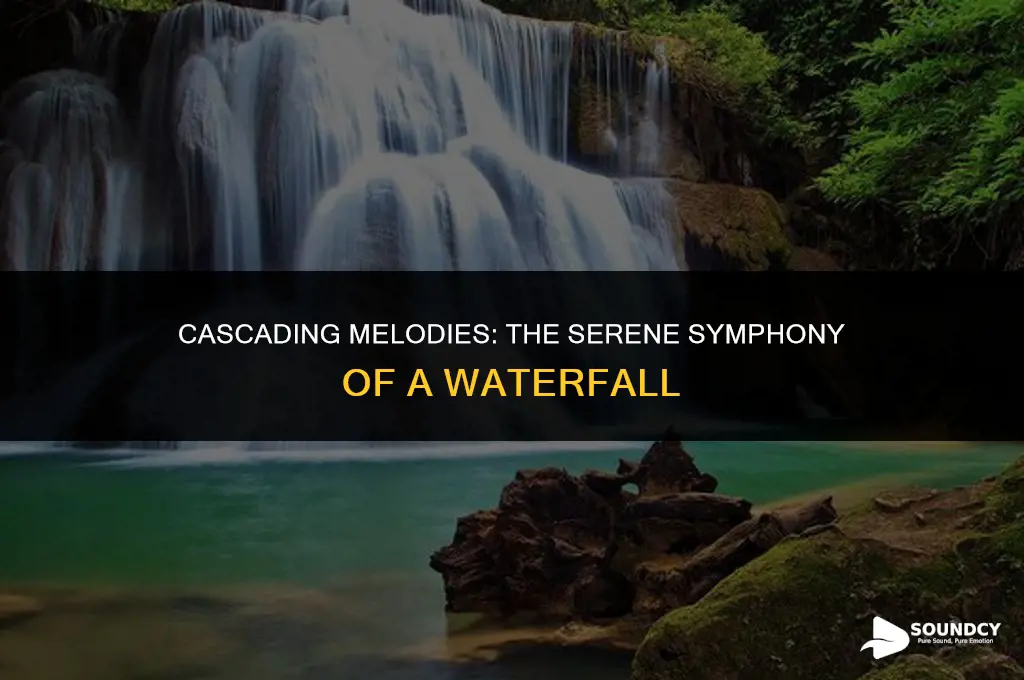 how would you describe the sound of a waterfall