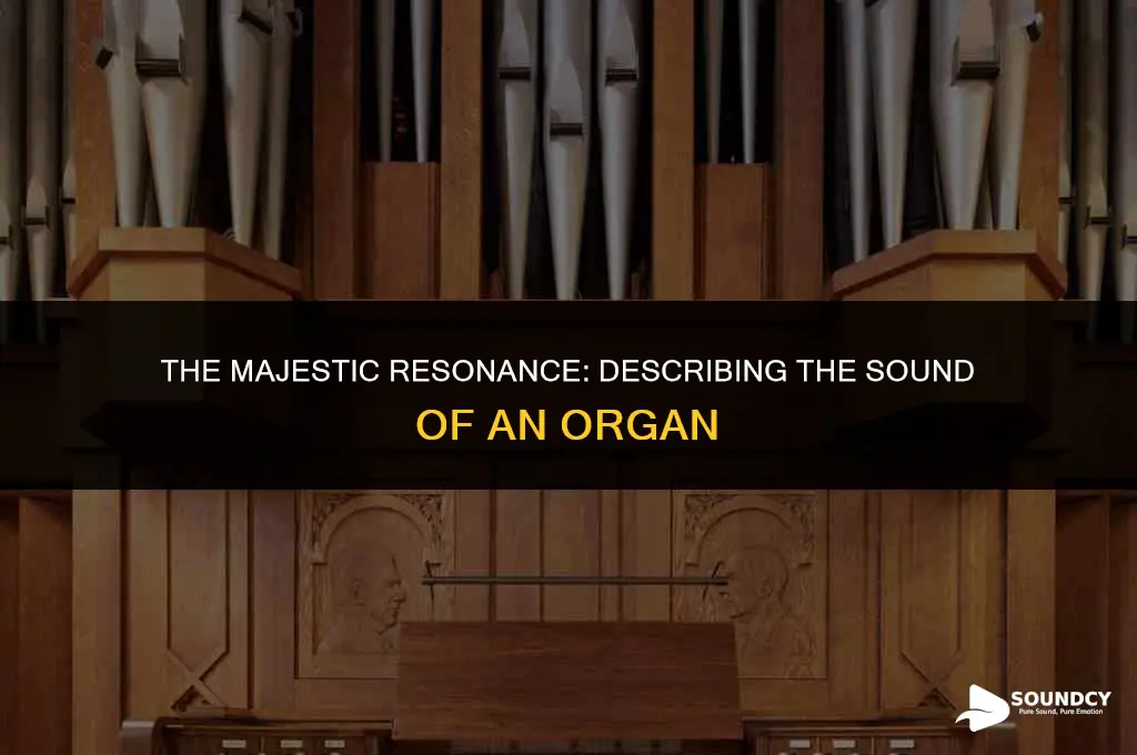 how would you describe the sound of an organ