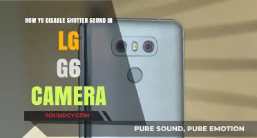 Silencing the Shutter: A Guide to Disabling Camera Sounds on LG G6