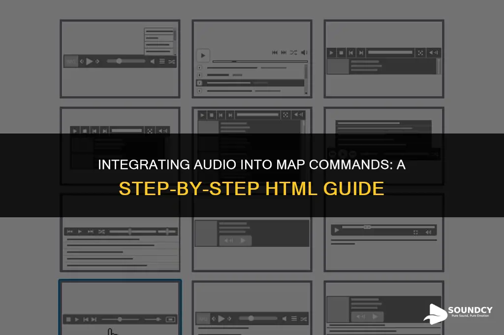 how yo embeded sound to a map command html