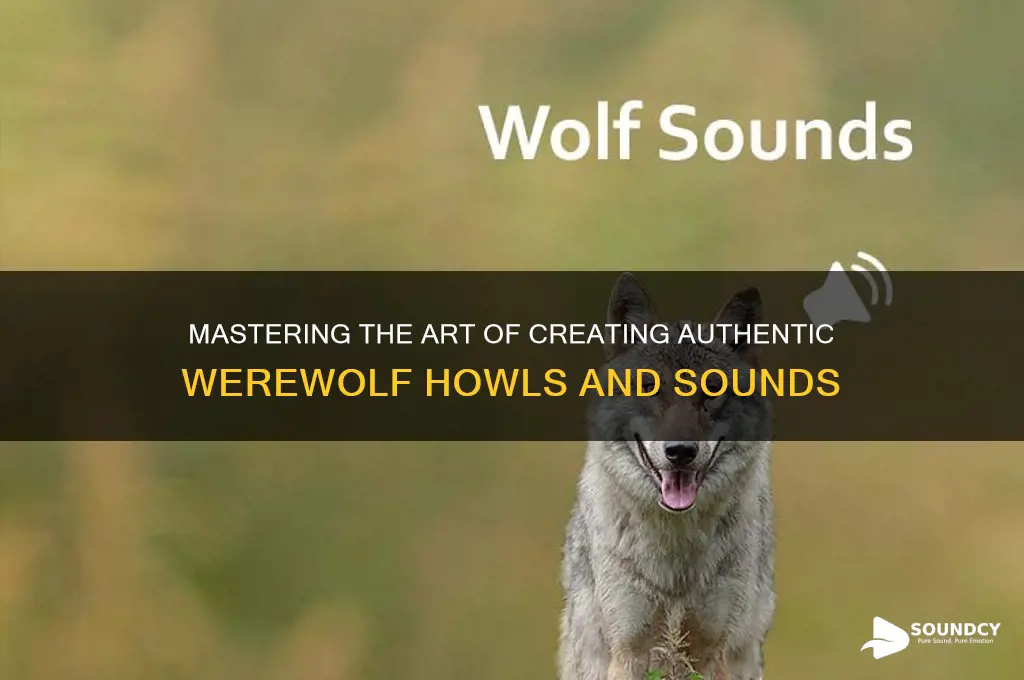 how you but werewolf sound
