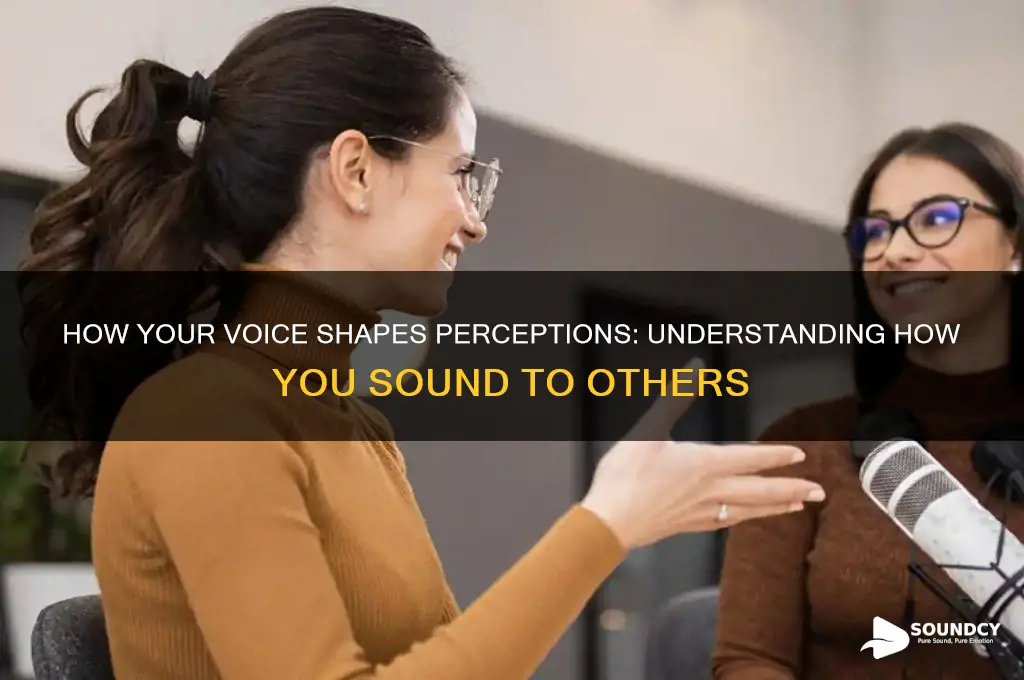 how you sound to others