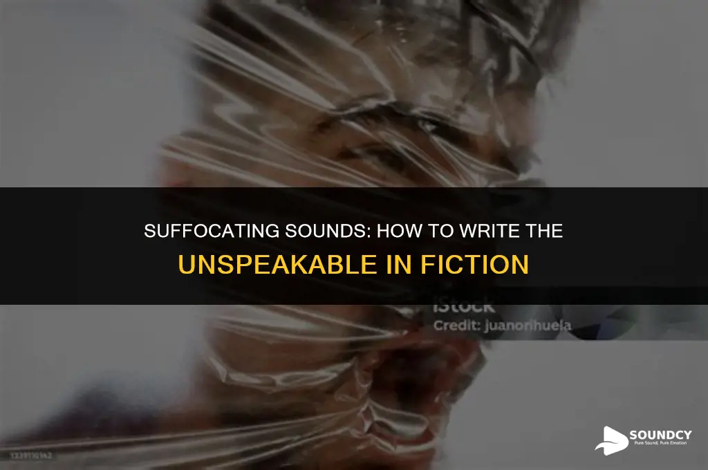 how you write the sound of someone choking you