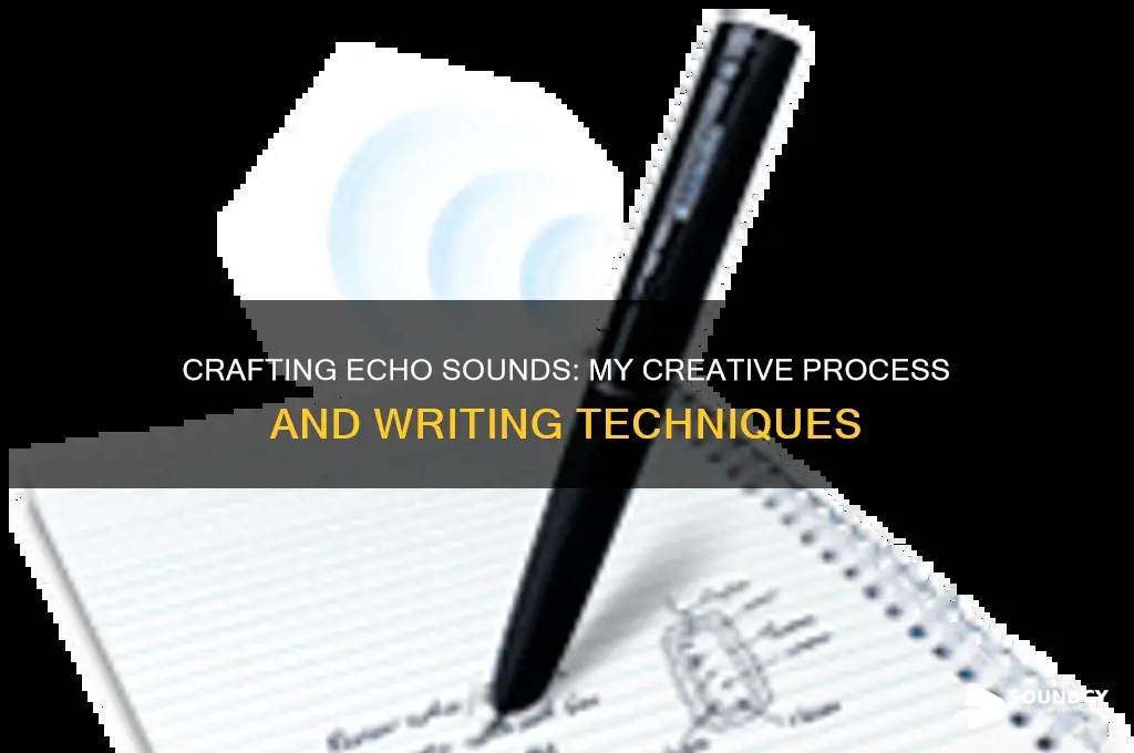 how you wrote echo sounds