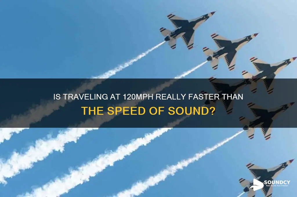 is 120mph faster than sound