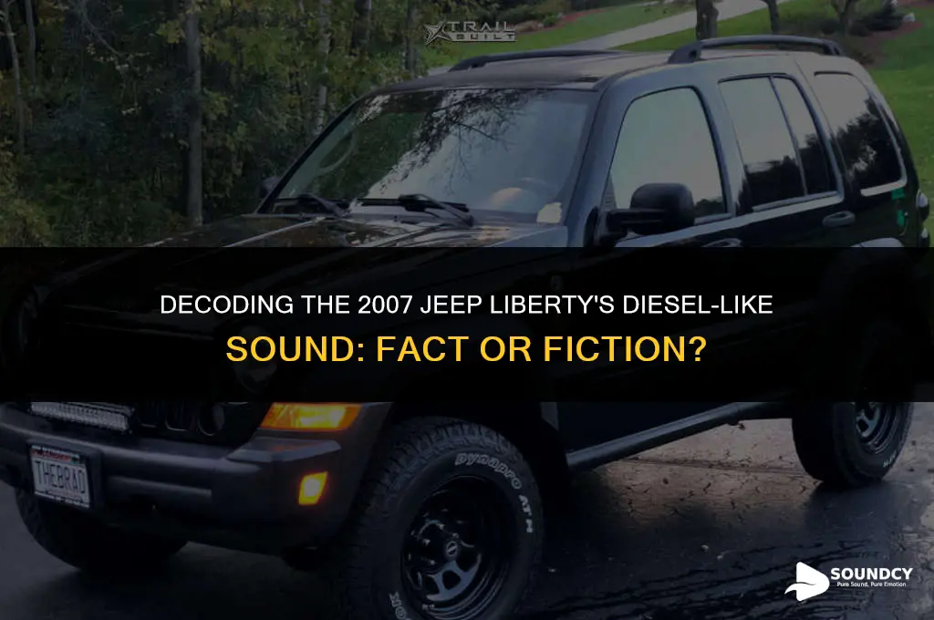 is 2007 jerp liberty supposed to sound like deisel