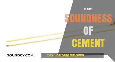 Understanding the Soundness of Cement: Is 4031 the Standard?