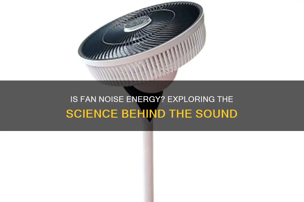 is a fan sound energy