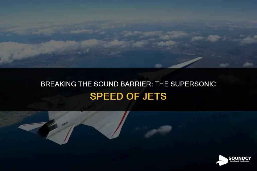 is a jet faster than the speed of sound