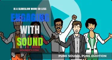Enhancing Engagement: The Impact of Sound on Slideshow Presentations