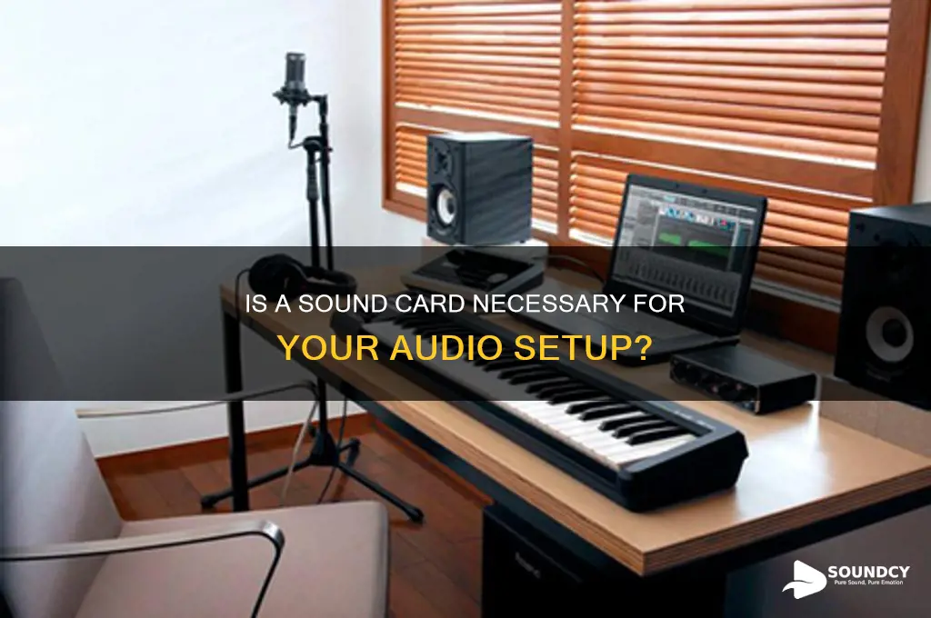 is a sound card necessary