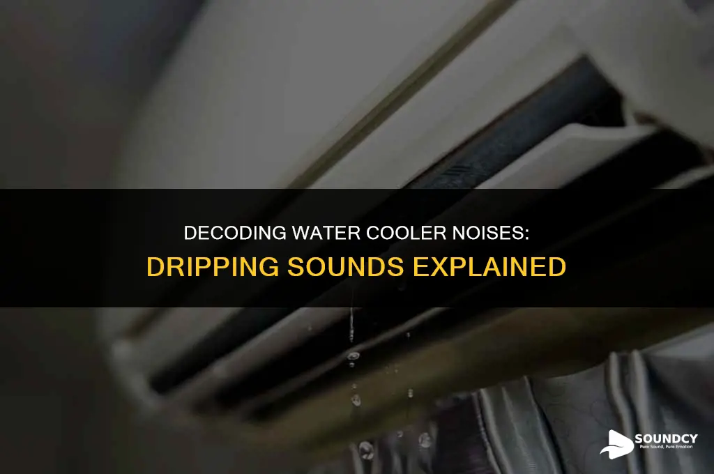 is a watercooler supposed to sound like its dripping
