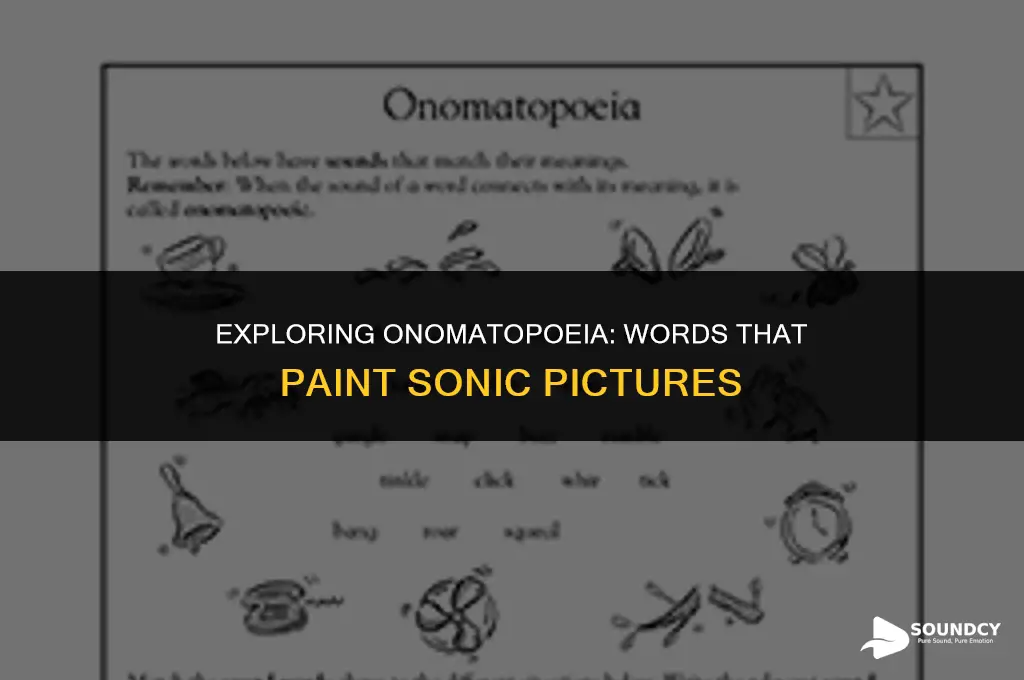 is a word that describes words that represent sounds