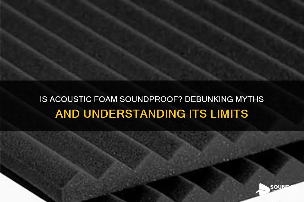 is acoustic foam sound proff