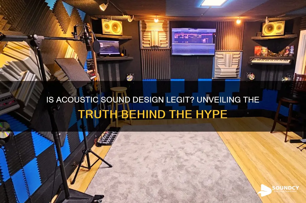 is acoustic sound design legit