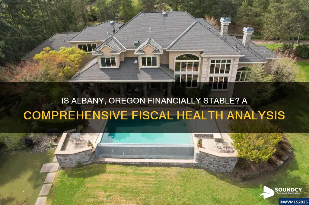 is albany oregon financially sound