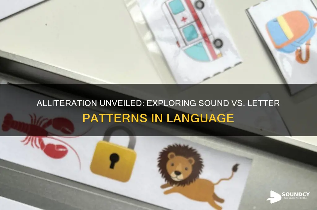 is alliteration sound or letter