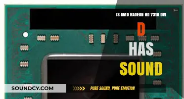 Exploring the AMD Radeon HD 7310: Does DVI-D Include Sound?