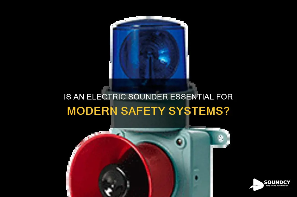 is an electric sounder necessary