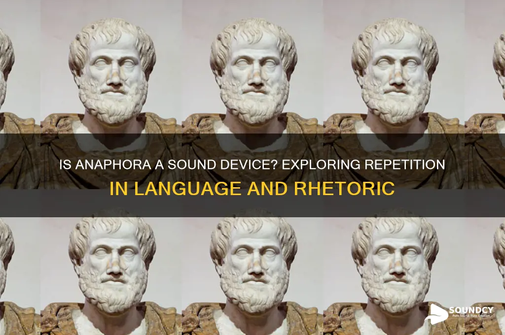 is anaphora a sound device