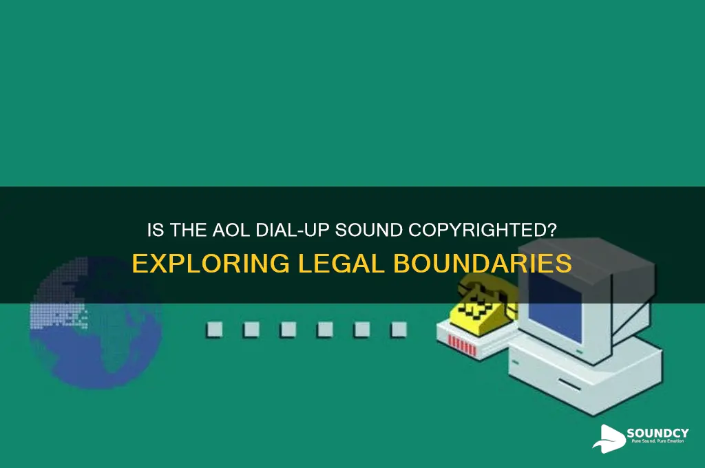 is aol dialup sound copywrited