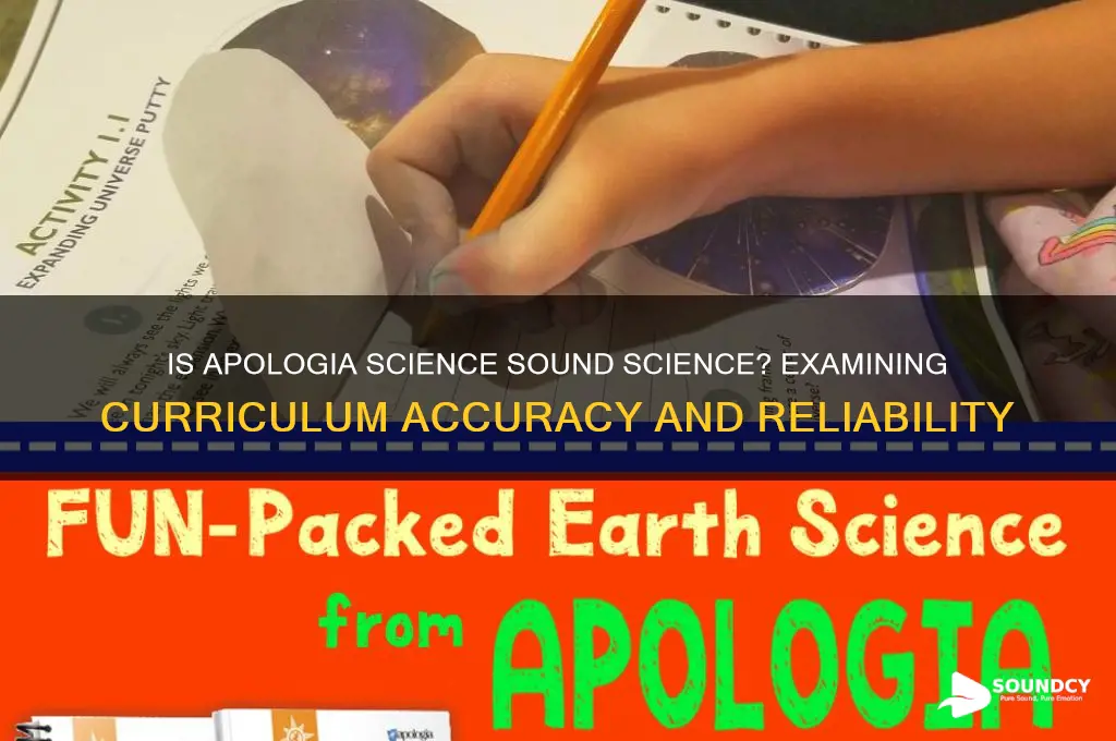 is apologia science sound science