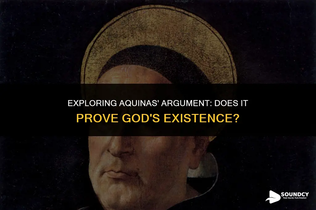 is aquinas argument for the existence of god sound