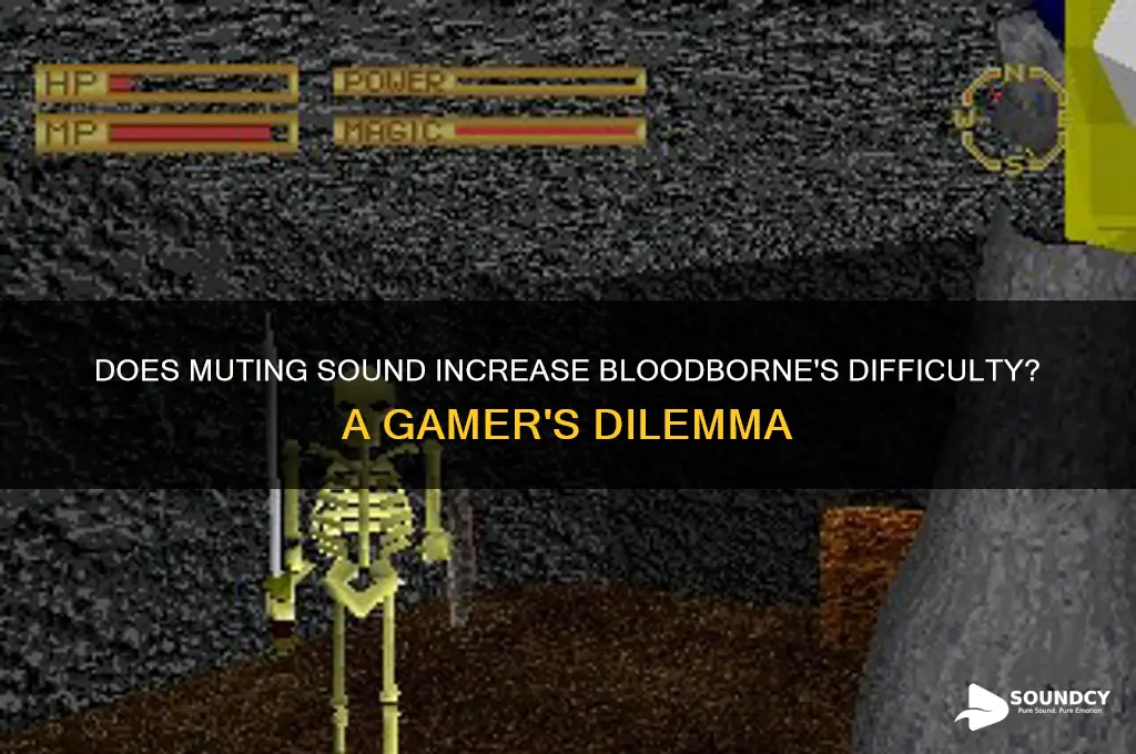 is bloodborne harder qwithout sound