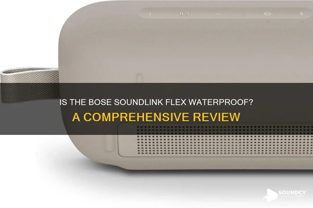 is bose sound flex waterproof