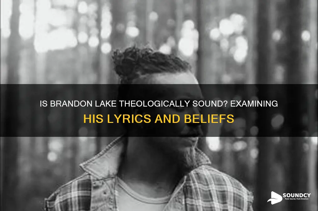 is brandon lake theologically sound