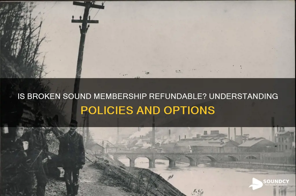 is broken sound membership refundable